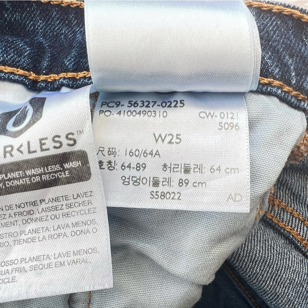 Levi’s 501 cutoff button fly jean shorts 25 denim high rise Salsa Shaker - Picture 9 of 10